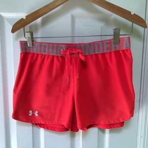 Under Armour Coral Workout Shorts